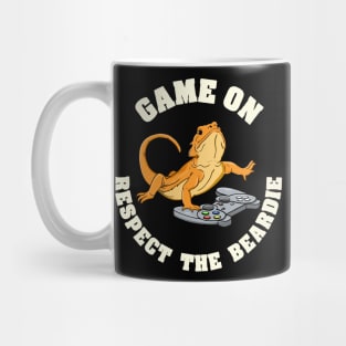 Bearded Dragon Headphones Video Game Mug